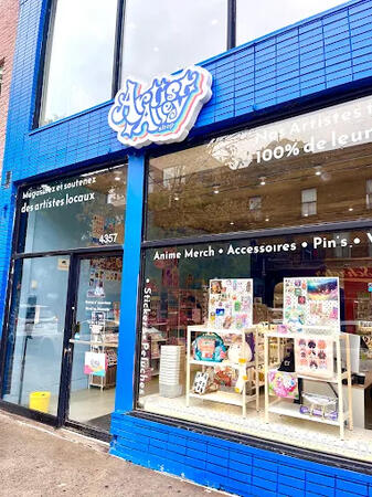 artist alley shop 665 yonge street toronto, on